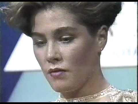 Review of Ladies' Compulsory Figures and Original Program - 1990 Worlds