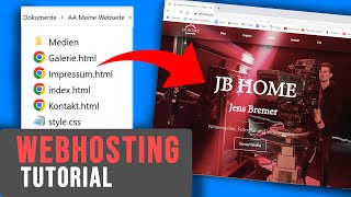 Wie man seine HTML Webseite ins Internet stellt! | Webhosting Tutorial