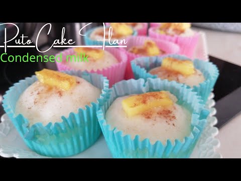 COndensed milk Puto cake Flan