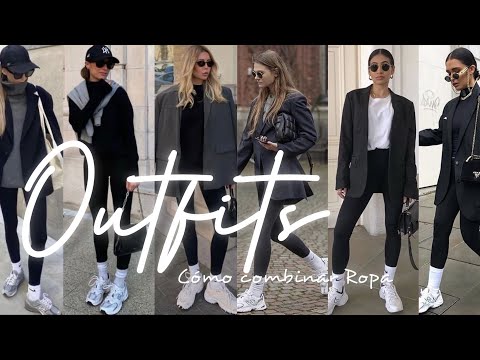 MODA 2024 OUTFITS CÓMO Vestir CON ROPA  BÁSICA Y SENCILLA LOOKS CASUALES PARA MUJER TENDENCIAS 2024