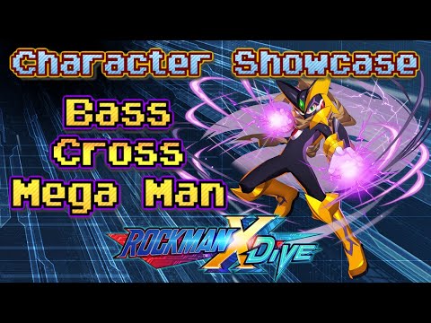 Mega Man X DiVE - Bass Cross Mega Man - Character Showcase