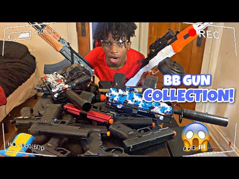 BB GUN COLLECTION!|DRACO,AK47,BERETTA,GlOCK,MAC,UZI BB GUN(UPDATED) *insane $500+*