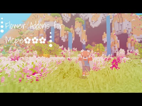 JRaeUnknown - {mcpe}Flower Addons💐 for Minecraft 1.17 - 1.18 :)🌷~new spore blossoms and tons of new flowers