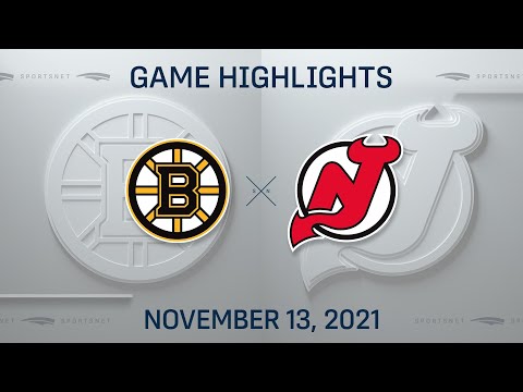 NHL Highlights | Bruins vs Devils - Nov 13, 2021