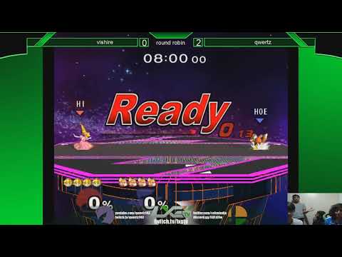 Vishire (Fox) vs qwertz143 (Samus/Peach) - India's Last Melee Tournament