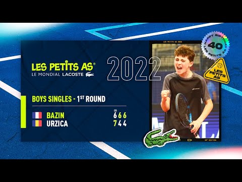 Les Petits As 2022 | Boys 1st Round | Sergiu Urzica vs. Lucas Bazin