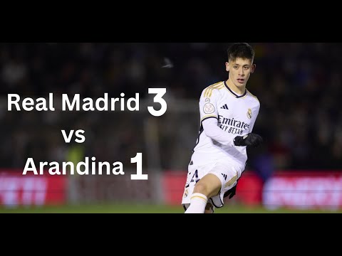 Real Madrid vs Arandina 3-1 Highlights & All Goals 2024 HD