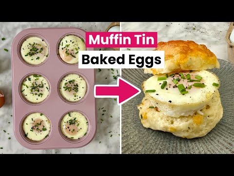 Muffin Tin Baked Eggs | Easy High-Protein Breakfast for Meal Prep
