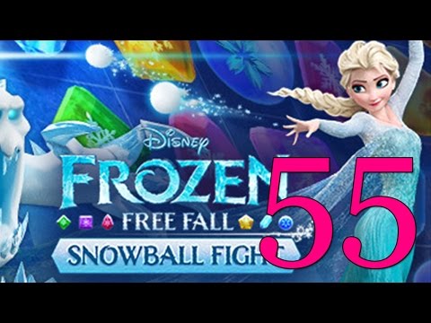 Frozen Free Fall Snowball Fight Level 55