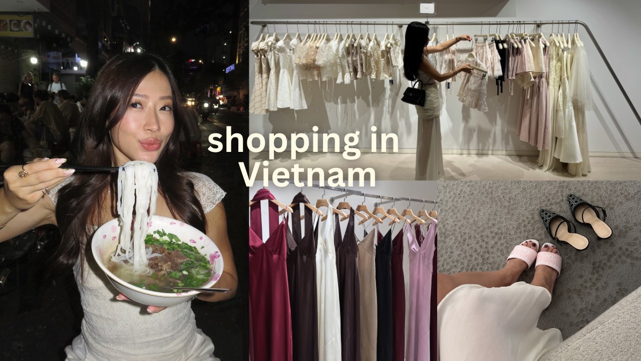 shopping in Vietnam is the best 🇻🇳 where to shop, eat & stay in Ho Chi Minh, Vietnam!