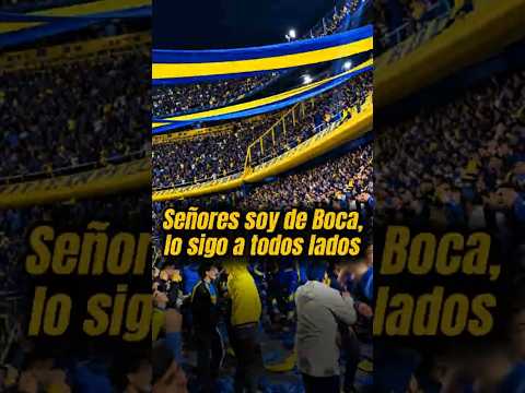 "Señores soy de Boca y lo sigo a todos lados " Barra: La 12 &bull; Club: Boca Juniors &bull; País: Argentina