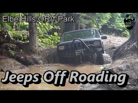 Jeep Cherokee XJ & Wrangler TJ Off-Roading- ELBE HILLS ORV PARK