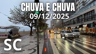 Balneário Camboriú 09/12/2025 - Ciclone traz Chuva
