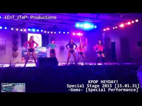 Gems [EXID] on KPOP HEYDAY! Special Stage 2015