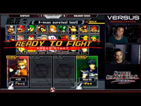 VS Weekly 07/10/16 - Losers R7 - Kenpachi (Fox) vs Walmart Shoes (Marth) - Melee