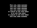 Iggy Azalea -  Fuck Love (Lyrics)