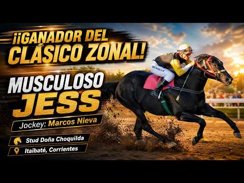 MUSCULOSO JESS-Clasico Zonal- Hipico Don Chongo Beron de Astrada Ctes Sabado 20 de junio 2026