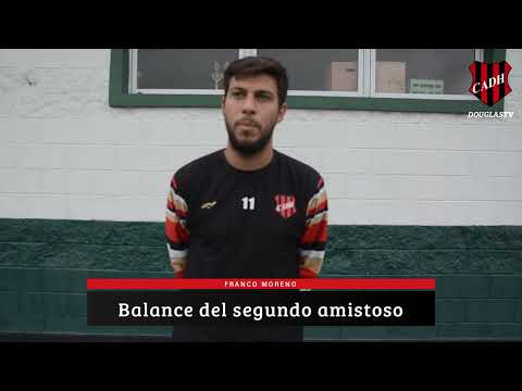 Franco Moreno #Camioneros vs #DouglasHaig - Amistoso de pretemporada