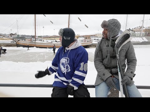 Helsinki, Finland Travel Video Diary Hockeytutorial - Pond Hockey Trip Helsinki
