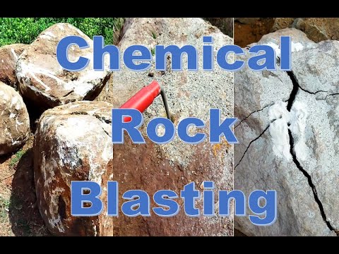 Chemical Rock Breaking (Demolish/Blasting) Using Rock Cracking Chemical powder- No Explosive