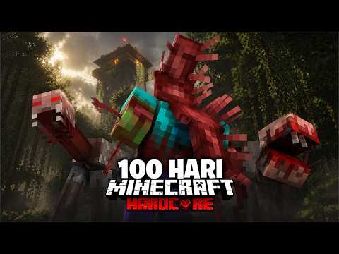 Aku Bertahan Hidup 100 Hari Dari Wabah Parasite Mematikan di Minecraft Hardcore