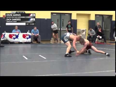 FS 57 KG - RR2 - Cruse Aarhus (Panther) vs. Zach Sanders (MN Storm)