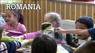 Children all over Europe, united by the Traffic Snake Game...