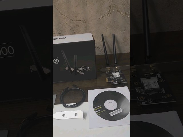 Vídeo relacionado con ASUS BE6500 - Adaptador WiFi 7 PCI-E tribanda (802.11be Bluetooth 5.4, Seguridad de Red WPA3, OFDMA y MU-MIMO, Multi-Link Operation)