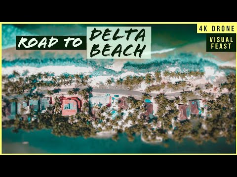 Kodi Bengre Delta Beach Route (4K Drone) || UDUPI Tourism (WILD Karnataka)