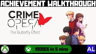 Crime Opera: The Butterfly Effect (Xbox) Achievement Walkthrough
