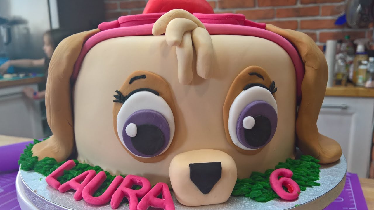 Tort psi patrol 2 w 1 dla chłopca i dziewczynki tort dwustronny