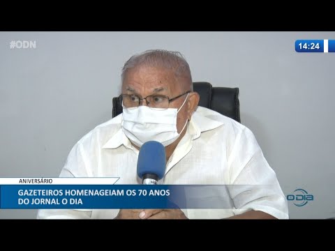 Gazeteiros homenageiam os 70 anos do Jornal O Dia 03 02 2021