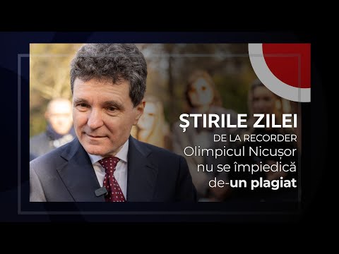 23 IANUARIE 2026. Olimpicul Nicușor nu se împiedică de-un plagiat