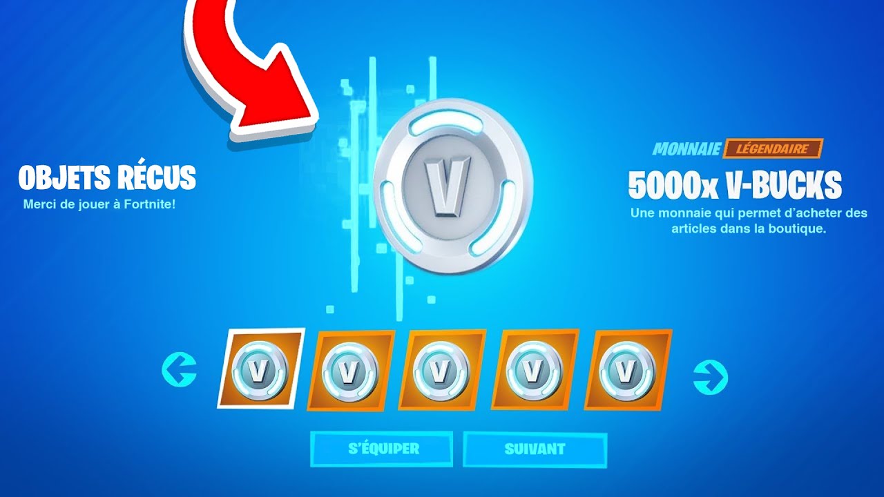 J'ai des V-BUCKS GRATUITS grâce à cette MAP sur FORTNITE