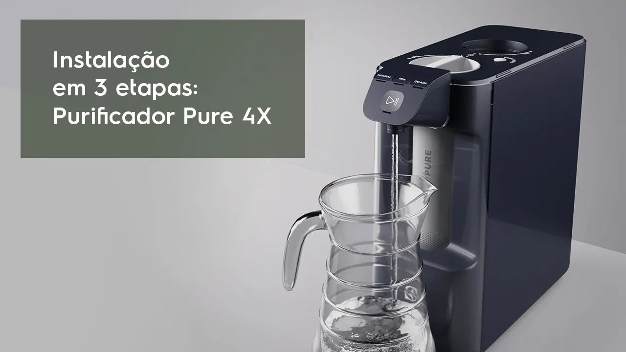 Como Instalar Purificador de água PURE 4X - Electrolux Ajuda