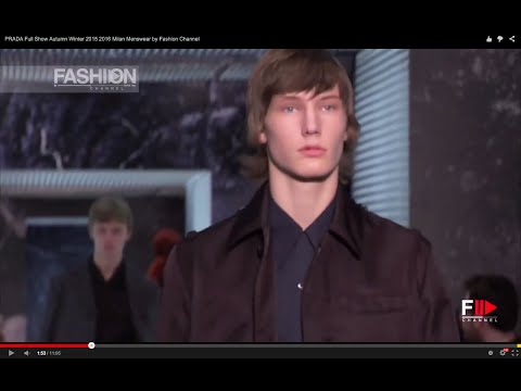 PRADA Full Show Autumn Winter 2015 2016 Milan Menswear by Fashion Channel