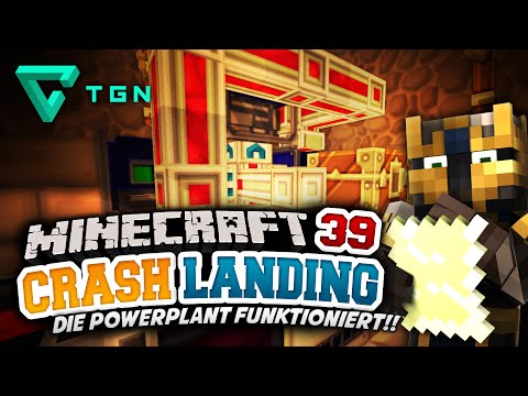 Die Powerplant funktioniert! ★ Minecraft Crash Landing #39 - Hardcore Survival