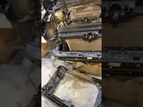 Replacing Plastic Radiator Support on VW