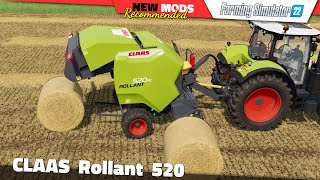 FS22 | CLAAS Rollant 520 - Farming Simulator 22 Mods Review 2K60