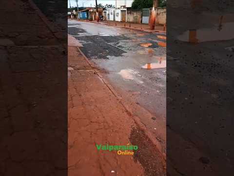 Asfalto novo em Valparaíso de Goiás #valparaisodegoias #brasilia #df #distritofederal