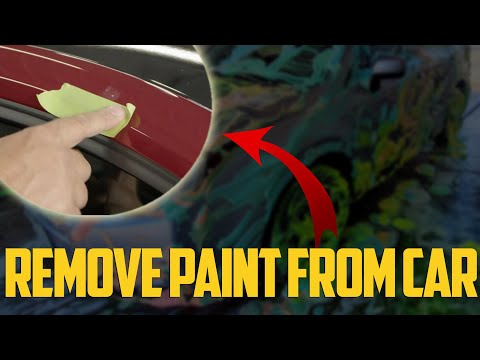 Part of a video titled 5 Ways To Remove Paint From Cars - YouTube