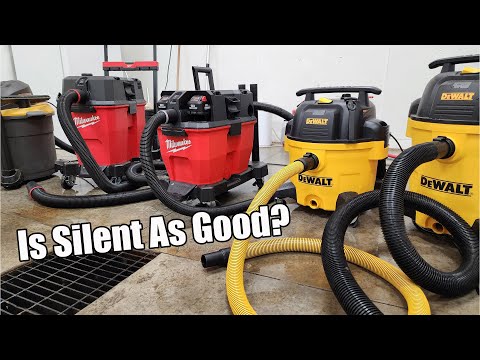 DEWALT Stealthsonic VS Milwaukee Vs Emerson Wet/Dry Vac Noise & Power Testing