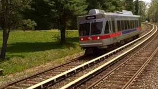preview picture of video 'Ardmore Ave Station SEPTA Route 100 High Speed Line Haverford PA'