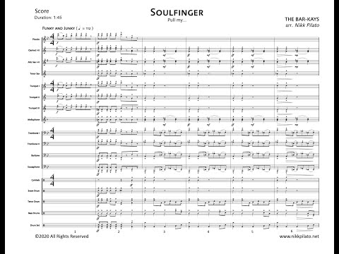 Soul Finger - The Bar-Kays (Marching Band Arrangement)
