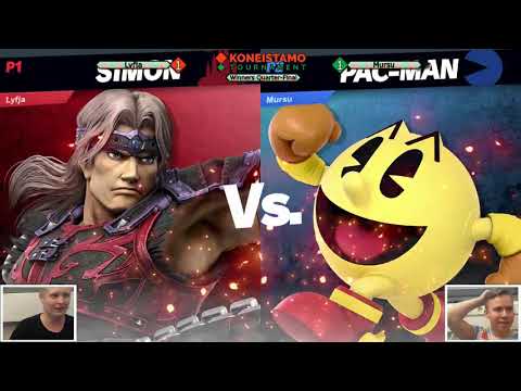 Koneistamo 19 - Ultimate Singles - Winners Quarters - Mursu(Pac-Man) vs Lyfja(Simon)