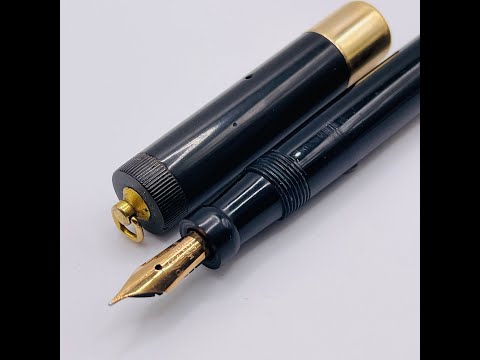 Parker Lucky Curve Lady Duofold Ringtop Flex Nib Fountain Pen Restored