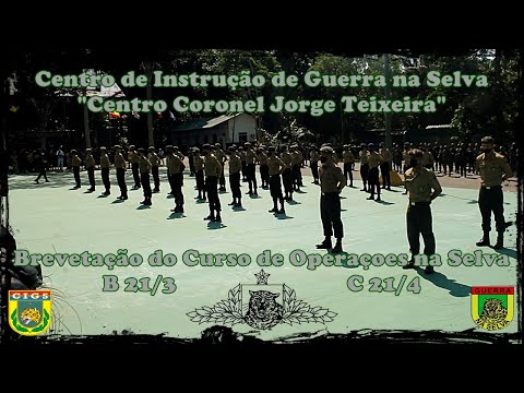 Brevetação do COS Cat:B 21/3 e C 21/4 - Centro de Instrução de Guerra na Selva (CIGS)