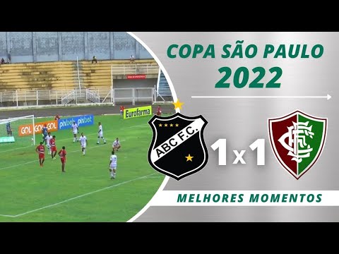 ABC 1 X 1 FLUMINENSE-PI | COPA SAO PAULO JUNIOR 2022 | 04/01/22