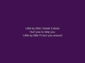 Lisa Lois - Little by little + lyrics 
