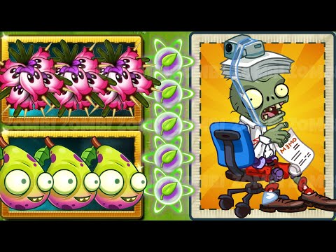 PVZ 2 Plants With 5 Plant Food VS ZCorp Chair Racer Zombie Who Will Win?